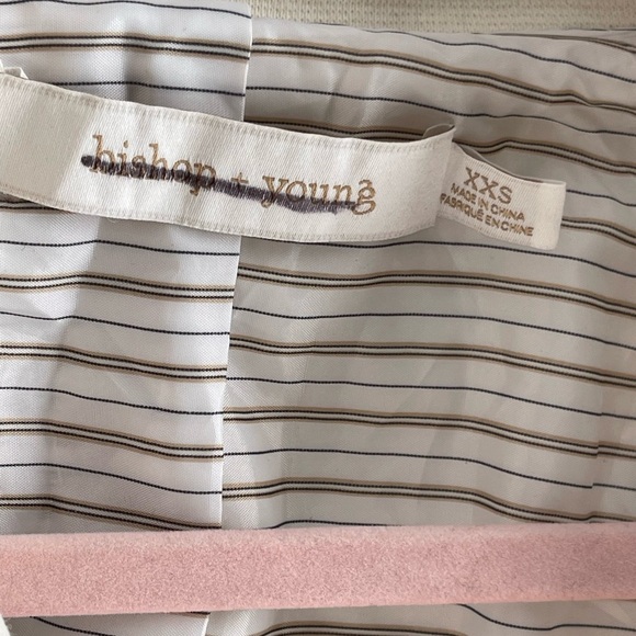 Anthropologie x bishop + young Fontaine Double-Breasted Knit Blazer in Ivory - Picture 6 of 15